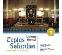 Alberto Hemsi : Coplas Sefardies, vol. 3. Levintin, Wagner.