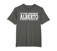 Alberto Nombre Personal Divertido Alberto Camiseta