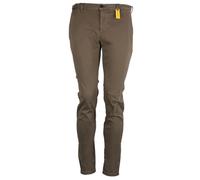 Alberto Pantalón Chino Hombre Slim Fit Rob 6287 1582 520 Marrón Beige