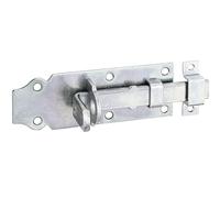 Alberts 116767 Cerrojo porta-candados, Recto, con maneta plana y cerradero fijado, Galvanizado, pasivado con capa gruesa, Pletina 120 x 44 mm