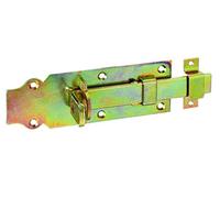 Alberts 116781 Cerrojo porta-candados, Recto, con maneta plana y cerradero fijado, Galvanizado, pasivado con capa gruesa, Pletina 160 x 56 mm