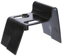Alberts 137458 Tope para pórtico | Para empotramiento en hormigón, con guía para correjo | Negro | 100 mm