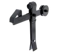 Alberts 137472 Tope para pórticos, Para empotramiento en hormigón, de báscula, Negro, Altura 240 mm