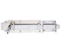 Alberts 210656 Pestillo doble | para puertas de marco | amarillo galvanizado | 380 x 80 mm