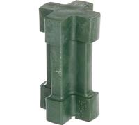 Alberts 211240 Herramienta de anclajes para enterrar, Para anclajes para enterrar 90 x 90 mm, 100 x 100 mm y Ø100 mm, Plástico, verde