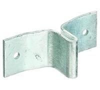 Alberts 211561 Soporte para poste de valla perfil en T, galvanizado en caliente, 148 x 40 mm