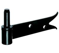 Alberts 307080 Abrazadera para atornillar | negra | encaje Ø14 mm | longitud 171 mm