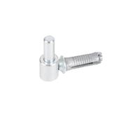 Alberts 307356 Gozne para atornillar, Con roscado métrico, Galvanizado en azul, Ø del entre eje 14 mm, 65 x 33 mm