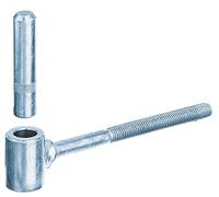 Alberts 307394 Abrazadera para atornillar | galvanizado azul | encaje Ø14 mm | longitud 125 mm