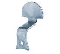 Alberts 308957 Tope para persiana, azul galvanizado, acodado, 25 x 36 x 40 mm