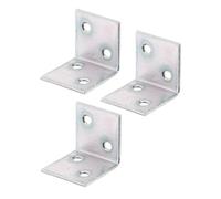 Alberts 329938 Ángulo ancho | Sendzimir galvanizado | 30 x 30 x 30 mm | Juego de 75