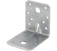 Alberts 330354 Escuadra reforzada con nervio, Galvanizado Sendzimir, 70 x 70 x 55 mm (Paquete de 5)