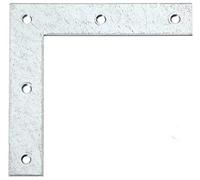 Alberts 332907 Escuadra de ángulo, Galvanizado Sendzimir, 160 x 160 x 30 mm