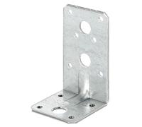 Alberts 334666 Escuadra reforzada con nervio, Galvanizado Sendzimir, 90 x 50 x 50 mm