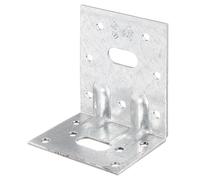 Alberts 335717 Escuadra reforzada con dos nervios, Galvanizado Sendzimir, 50 x 77 x 64 mm