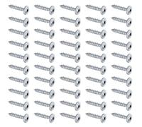 Alberts 338381 Tornillos para madera Speed, Ruspert plateado, Ø7 x 40 mm, Juego de 50