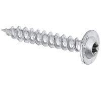 Alberts 338398 Tornillos para madera Speed, Ruspert plateado, Ø7 x 50 mm, Juego de 50