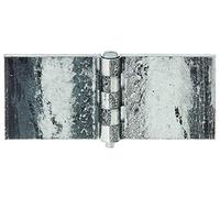 Alberts 341541 Bisagra, Ancha, para soldar, Acero, Crudo, 50 x 120 mm