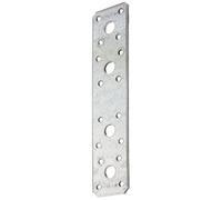 Alberts 341978 - Conector plano para madera (conectores CC), color plateado