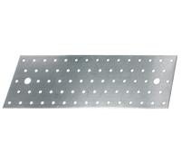 Alberts 342319 Chapa perforada, galvanizada sendzimir, 300 x 100 x 2 mm