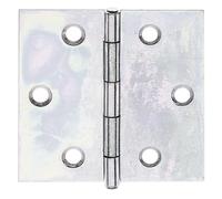 Alberts 345983 Bisagra, Cuadrada, Galvanizado Sendzimir, 51 x 51,2 mm