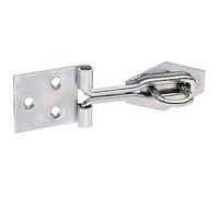 Alberts 348212 Solapamiento, con bucle, galvanizado, pasivado con película gruesa, 93,5 x 31,5 mm