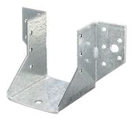 Alberts 354947 Soporte en U, Tipo A, Galvanizado Sendzimir, 60 x 80 mm