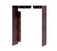 Alberts 355258 Pajarera - Techo protector en forma de U, Pajarera de acero en colores tendencia, Comedero para colgar o de pie, Dimensiones 130 x 120 x 100 mm