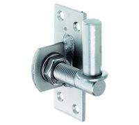 Alberts 361488 Gozne para atornillar | Ajustable en 20 mm | Acero inoxidable | Ø del entre eje 16 mm | Pletina 100 x 40 mm