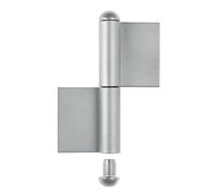 Alberts 414337 Bisagra de construcción, Tipo KO4, Acero inoxidable, Altura 160 mm, Diámetro Ø14 mm