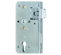 Alberts 417093 Cerradura de sustitución, Galvanizada, Para caja de cerradura 30 mm, Entre eje 60 mm
