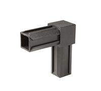 Alberts 426446 XD - Conector de tubería, color negro