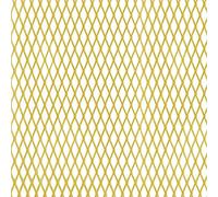 Alberts 467296 Chapa de metal desplegado, Aluminio, Aluminio, anodizado dorado, 250 x 500 x 1,6 mm