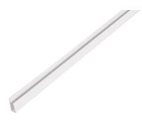 Alberts 470548 Perfil terminal, PVC-U, blanco, 1000 x 15 x 6 mm