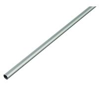 Alberts 473440 Tubo cilíndrico Aluminio, anodizado plateado 1000 x 12 x 1 mm