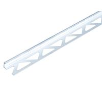 Alberts 475956 Perfil terminal para azulejos, Aluminio, anodizado plata, 1000 x 23,5 x 10 mm