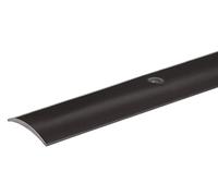 Alberts 478667 Perfil de transición Pro, PVC rígido, negro, 900 x 30 mm