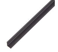 Alberts 488284 Perfil angular, Aluminio, anodizado negro, 1000 x 10 x 10 mm