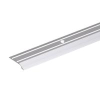 Alberts 490560 Perfil de compensación, Perforado, Aluminio, anodizado plateado, 900 x 39 mm