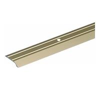 Alberts 490577 Perfil de compensación, Perforado, Aluminio, anodizado en tonalidad de arena, 900 x 39 mm