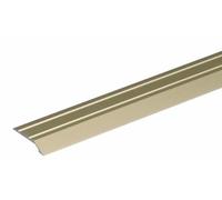 Alberts 490621 Perfil de compensación, Autoadhesivo, Aluminio, anodizado en tonalidad de arena, 900 x 39 mm