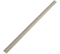 Alberts 490744 Perfil de compensación para fijación invisible, Aluminio, anodizado en tonalidad de acero inoxidable, 900 x 38 mm