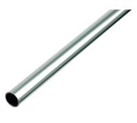 Alberts 492434 Tubo cilíndrico, Aluminio, natural, 1000 x 30 x 2 mm