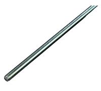 Alberts 498627 - Varilla roscada (galvanizada, 1000 mm, rosca M4, 24 unidades), color azul