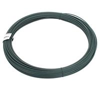 Alberts 530211 Alambre tensor, Galvanizado, con recubrimiento plástico verde, Ø del alambre 3,8 mm, Longitud 55 m