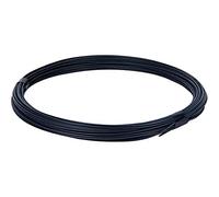 Alberts 530365 Alambre tensor, Galvanizado, con recubrimiento plástico antracita, Ø del alambre 3,8 mm, Longitud 55 m