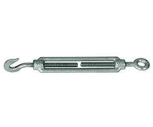 Alberts 530686 tensor | con gancho y ojal | galvanizado | distancia 165-240 mm | rosca M8