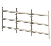 Alberts 553616 Rejilla para ventana Amsterdam, extensible, galvanizada azul, 450 x 500-650 mm