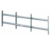 Alberts 553678 Rejilla para ventana Venlo, extensible, galvanizada azul, 300 x 500-650 mm