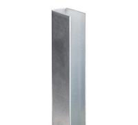 Alberts 611743 Refuerzo Arnold para Postes de Vallas, Plateado